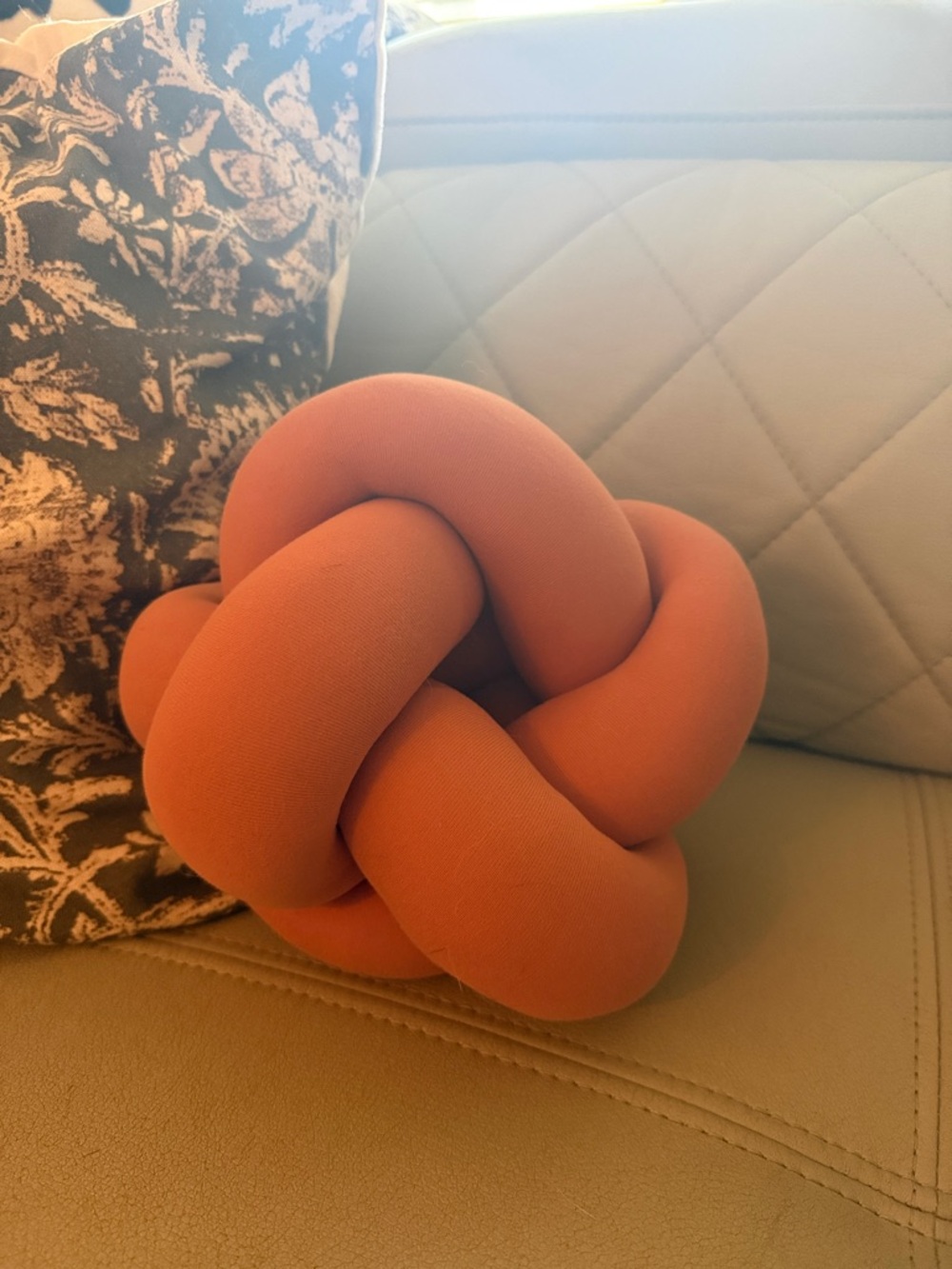 Coral Knot Decorative Pillow Accent - Home Accents
